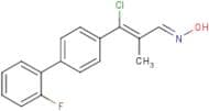 3-chloro-3-(2'-fluoro[1,1'-biphenyl]-4-yl)-2-methylacrylaldehyde oxime