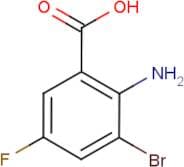 2-Amino-3-bromo-5-fluorobenzoic acid