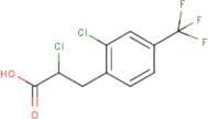 2-chloro-3-[2-chloro-4-(trifluoromethyl)phenyl]propanoic acid