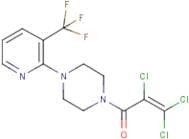 2,3,3-trichloro-1-{4-[3-(trifluoromethyl)pyridin-2-yl]piperazino}prop-2-en-1-one