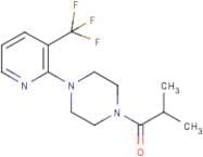 2-methyl-1-{4-[3-(trifluoromethyl)pyridin-2-yl]piperazino}propan-1-one