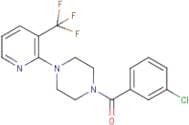 (3-chlorophenyl){4-[3-(trifluoromethyl)pyridin-2-yl]piperazino}methanone
