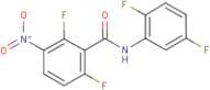 N-(2,5-difluorophenyl)-2,6-difluoro-3-nitrobenzamide