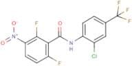N-[2-chloro-4-(trifluoromethyl)phenyl]-2,6-difluoro-3-nitrobenzamide