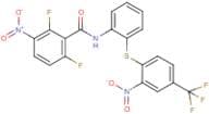 2,6-difluoro-3-nitro-N-(2-{[2-nitro-4-(trifluoromethyl)phenyl]thio}phenyl)benzamide