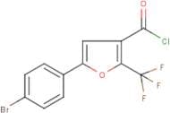 5-(4-bromophenyl)-2-(trifluoromethyl)-3-furoyl chloride