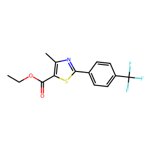 Ethyl 4-methyl-2-[4-(trifluoromethyl)phenyl]-1,3-thiazole-5-carboxylate