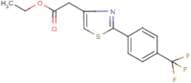 Ethyl 2-{2-[4-(trifluoromethyl)phenyl]-1,3-thiazol-4-yl}acetate