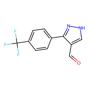 3-[4-(Trifluoromethyl)phenyl]-1H-pyrazole-4-carboxaldehyde