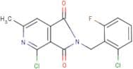 4-chloro-2-(2-chloro-6-fluorobenzyl)-6-methyl-2,3-dihydro-1H-pyrrolo[3,4-c]pyridine-1,3-dione