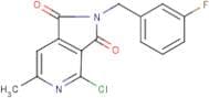 4-Chloro-2-(3-fluorobenzyl)-6-methyl-1H-pyrrolo[3,4-c]pyridine-1,3(2H)-dione