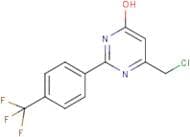 6-(Chloromethyl)-2-[4-(trifluoromethyl)phenyl]pyrimidin-4-ol