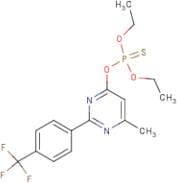O,O-diethyl O-{6-methyl-2-[4-(trifluoromethyl)phenyl]pyrimidin-4-yl} phosphothioate