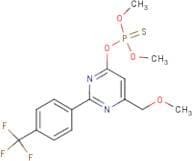 O-{6-(methoxymethyl)-2-[4-(trifluoromethyl)phenyl]pyrimidin-4-yl} O,O-dimethyl phosphothioate