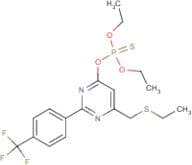 O,O-diethyl O-{6-[(ethylthio)methyl]-2-[4-(trifluoromethyl)phenyl]pyrimidin-4-yl} phosphothioate