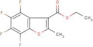 Ethyl 2-methyl-4,5,6,7-tetrafluorobenzofuran-3-carboxylate