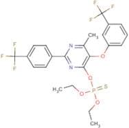 O,O-diethyl O-{6-methyl-5-[3-(trifluoromethyl)phenoxy]-2-[4-(trifluoromethyl)phenyl]pyrimidin-4-yl…