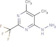 4-hydrazino-5,6-dimethyl-2-(trifluoromethyl)pyrimidine