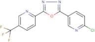 2-(6-Chloro-3-pyridyl)-5-[5-(trifluoromethyl)-2-pyridyl]-1,3,4-oxadiazole