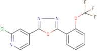 2-Chloro-4-{5-[2-(trifluoromethoxy)phenyl]-1,3,4-oxadiazol-2-yl}pyridine