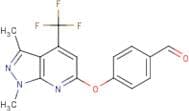 4-{[1,3-Dimethyl-4-(trifluoromethyl)-1H-pyrazolo[3,4-b]pyridin-6-yl]oxy}benzaldehyde