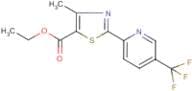 Ethyl 4-methyl-2-[5-(trifluoromethyl)pyrid-2-yl]thiazole-5-carboxylate