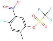 4-Fluoro-2-methyl-5-nitrophenyl trifluoromethanesulfonate