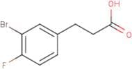 3-(3-Bromo-4-fluorophenyl)propionic acid