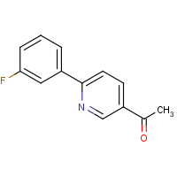 1-[6-(3-Fluorophenyl)pyridin-3-yl]ethanone