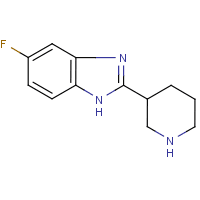 5-Fluoro-2-(piperidin-3-yl)-1H-benzimidazole
