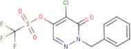 2-Benzyl-4-chloro-5-[(trifluoromethyl)sulphonyloxy]-2H-pyridazin-3-one