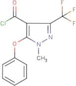 1-Methyl-5-phenoxy-3-(trifluoromethyl)-1H-pyrazole-4-carbonyl chloride