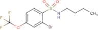 2-Bromo-N-butyl-4-(trifluoromethoxy)benzenesulphonamide