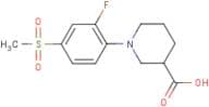 1-[2-Fluoro-4-(methylsulphonyl)phenyl]piperidine-3-carboxylic acid