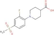 1-[2-Fluoro-4-(methylsulphonyl)phenyl]piperidine-4-carboxylic acid