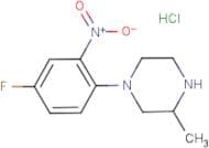 1-(4-Fluoro-2-nitrophenyl)-3-methylpiperazine hydrochloride