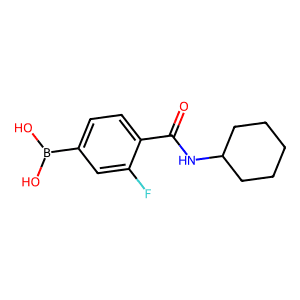 4-(Cyclohexylcarbamoyl)-3-fluorobenzeneboronic acid