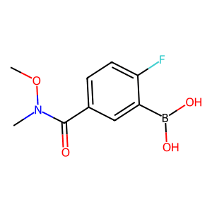 2-Fluoro-5-(N-methoxy-N-methylcarbamoyl)benzeneboronic acid