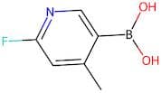6-Fluoro-4-methylpyridine-3-boronic acid
