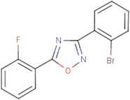 3-(2-Bromophenyl)-5-(2-fluorophenyl)-1,2,4-oxadiazole