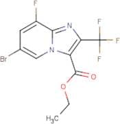 Ethyl 6-bromo-8-fluoro-2-(trifluoromethyl)imidazo[1,2-a]pyridine-3-carboxylate