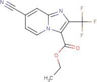 Ethyl 7-cyano-2-(trifluoromethyl)imidazo[1,2-a]pyridine-3-carboxylate