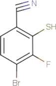 4-Bromo-3-fluoro-2-sulphanylbenzonitrile