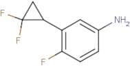 4-Fluoro-3-(2,2-difluorocyclopropyl)benzenamine