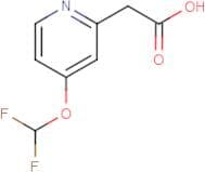 2-(4-(Difluoromethoxy)pyridin-2-yl)acetic acid