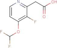 2-(4-(Difluoromethoxy)-3-fluoropyridin-2-yl)acetic acid