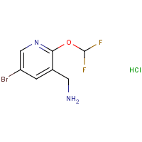 (5-Bromo-2-(difluoromethoxy)pyridin-3-yl)methanamine hydrochloride