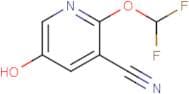 2-(Difluoromethoxy)-5-hydroxypyridine-3-carbonitrile