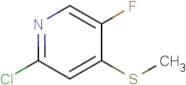 2-Chloro-5-fluoro-4-(methylthio)pyridine