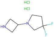 1-(Azetidin-3-yl)-3,3-difluoropyrrolidine dihydrochloride